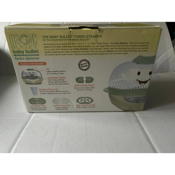 Magic Bullet Baby Bullet Turbo Food Steamer - Picture 3 of 6
